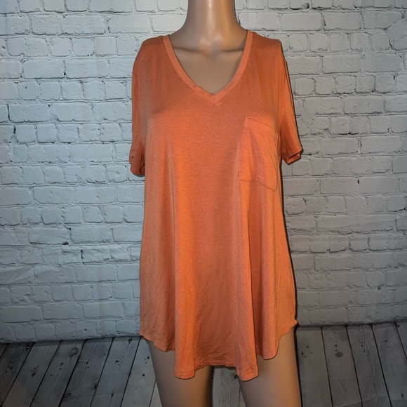 Versona Tops - Versona Orange Shirt size S